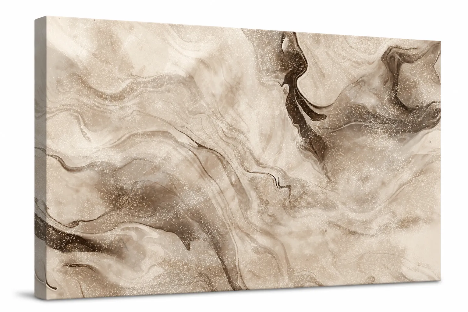 Wandpaneel Ivory Marble Flow mit heller Marmoroptik in Elfenbein