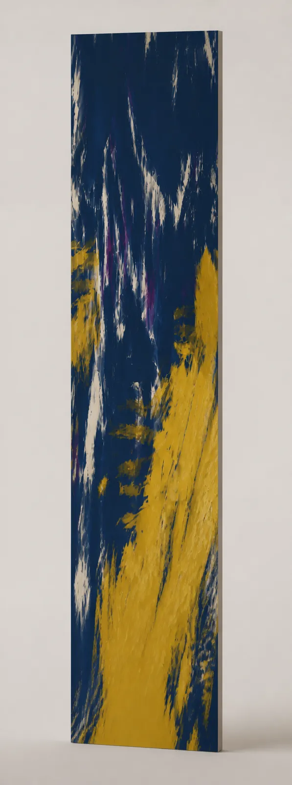 Wandpaneel Midnight Abstract Gold als einzelnes Paneel